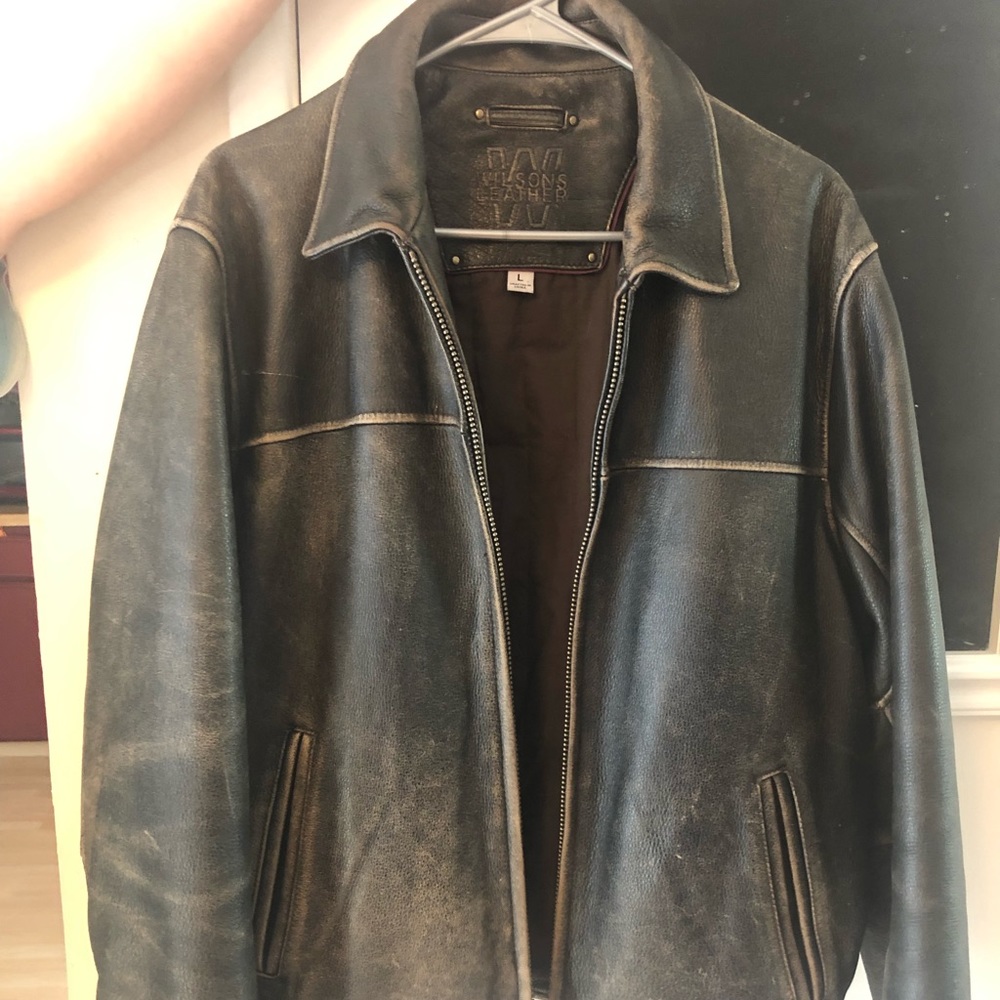 Wilson’s Leather Jacket, men’s, size L